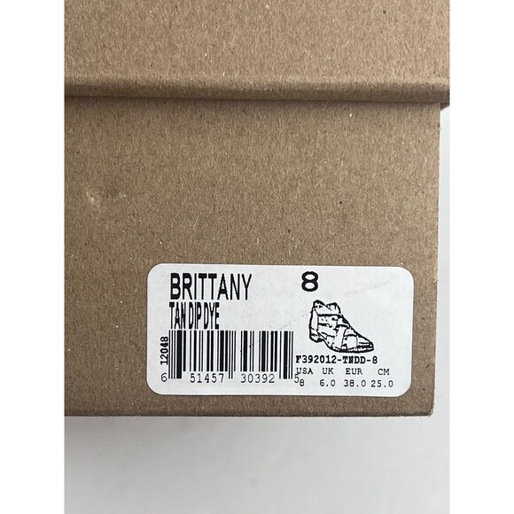 Bed Stu Brittany Brown Distressed Woven Leather Sandals Womens 8 - Picture 7 of 7